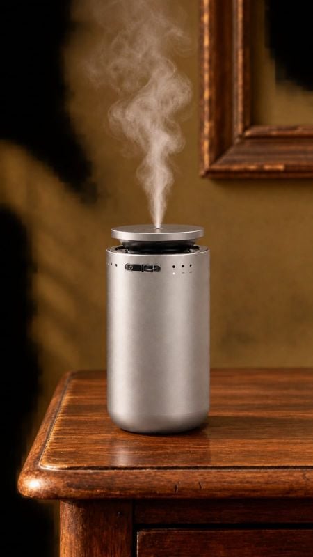 Coffee flavour- Car/Room freshner diffuser- Silver