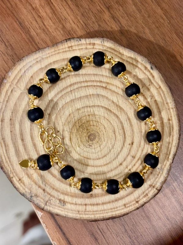 Gold Plated Karungali Bracelet