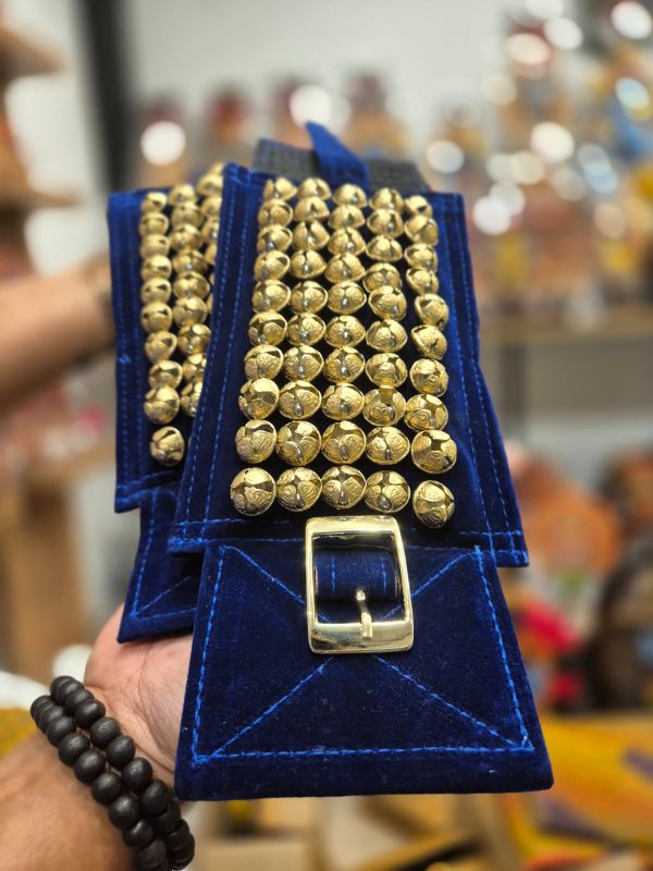 Blue Five Layer Antique Bells Chilanka