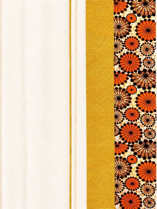 Flower Model Ready To Wear Mundu
