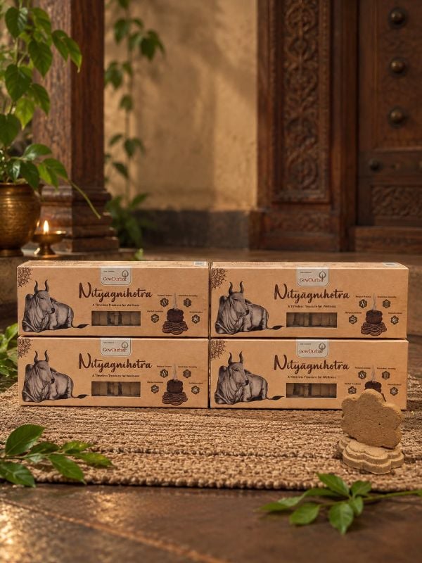 (4 pack) Nithya Agnihotra Dhoop for pooja