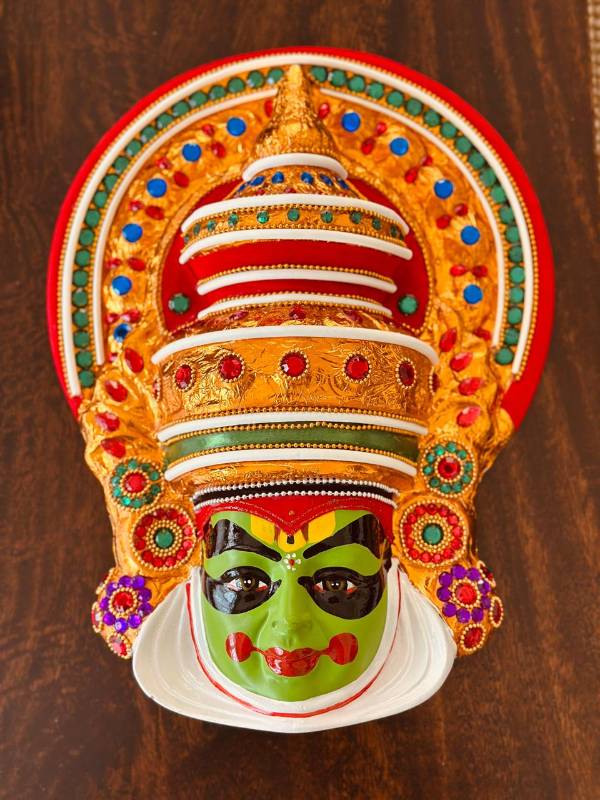 Fiber Kathakali Face- Medium