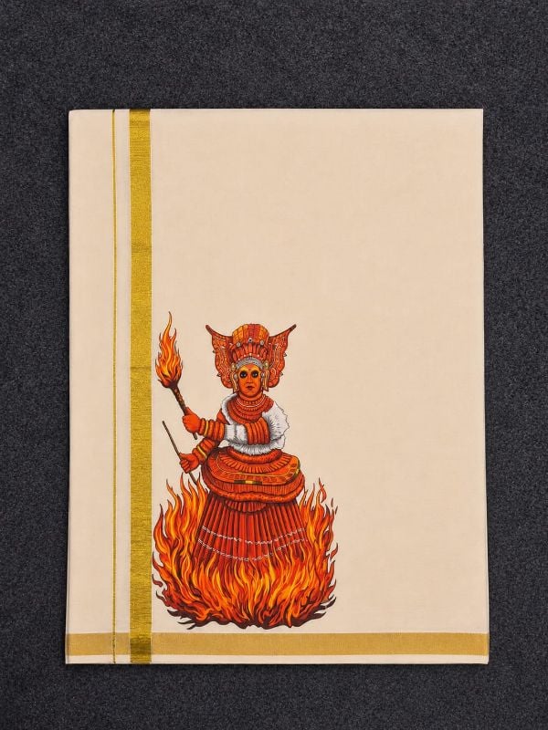 Kasavu Theryyam Mund Model 2