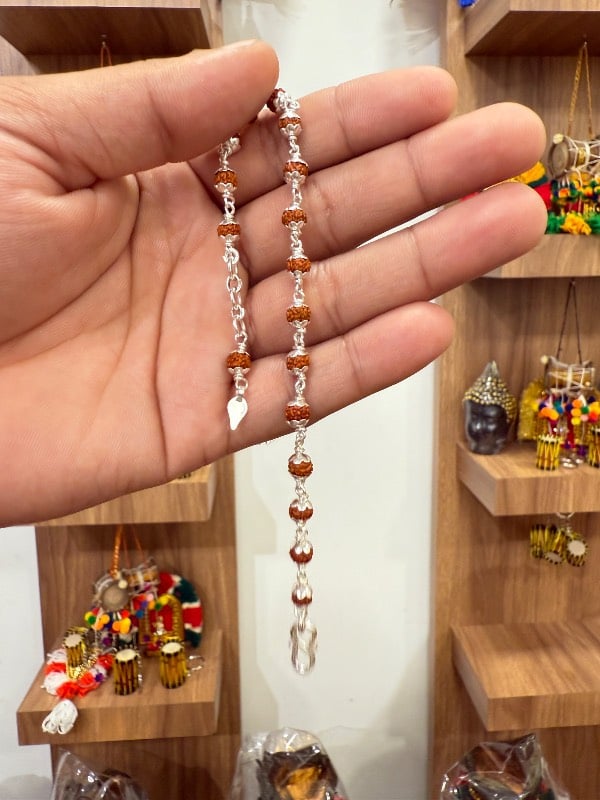 Rudraksha pure silver Bracelet