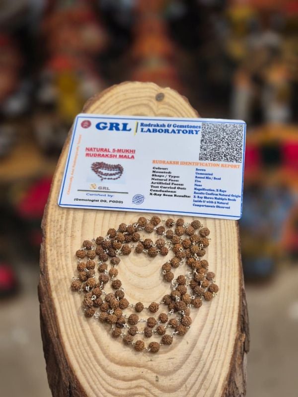 Rudraksha Panchaloha mala