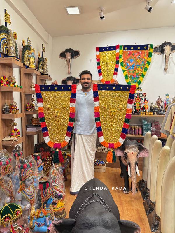 3 feet Traditional Netipattam (Elephant Caparison)