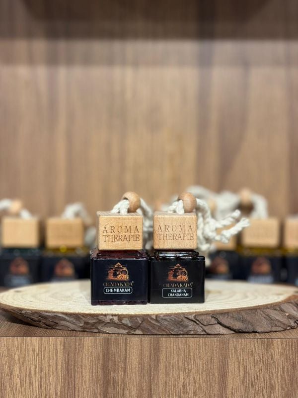 10ml Car Hanging Combo (Kalabha Chandanam and Chembakam)