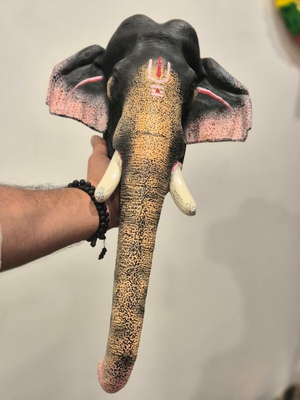 SMALL PAMBADI RAJAN WALL HANGING HEAD