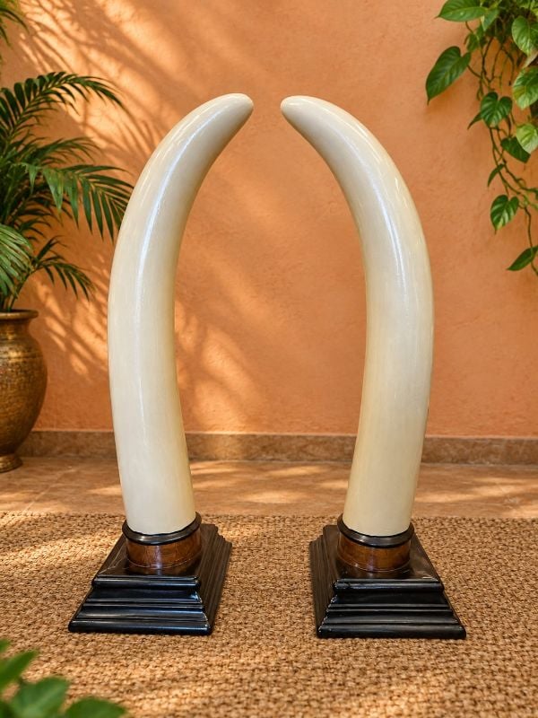 3 feet Fiber Aanakomb (Elephant tusk)