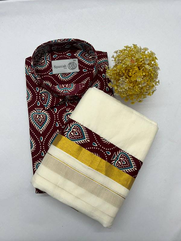Onam combo Ajark printed model CK22 (29.D)