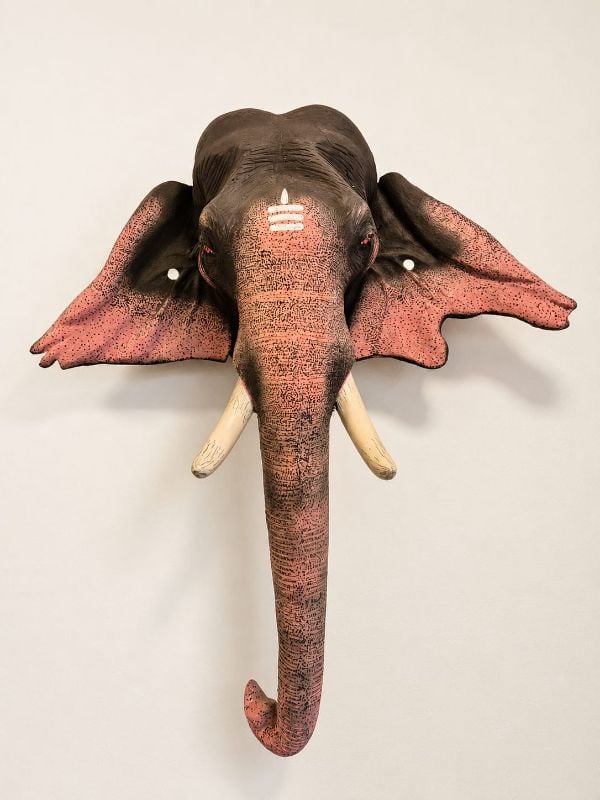 Thrikadavur Sivaraju Wall Hanging Elephant Head
