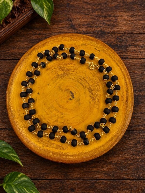Gold Plated Karungali mala