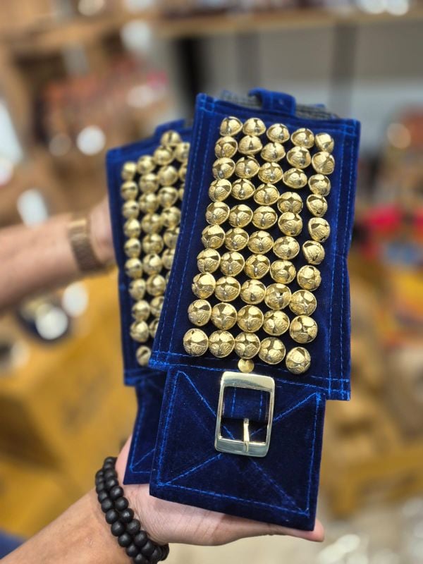 Blue Five Layer Antique Bells Chilanka