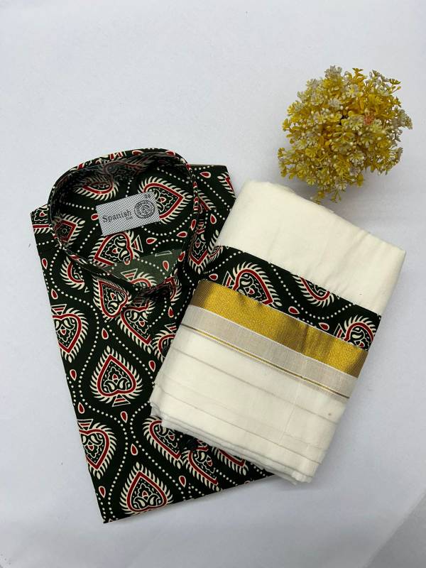 Onam combo Ajark printed model CK14 (29.C)