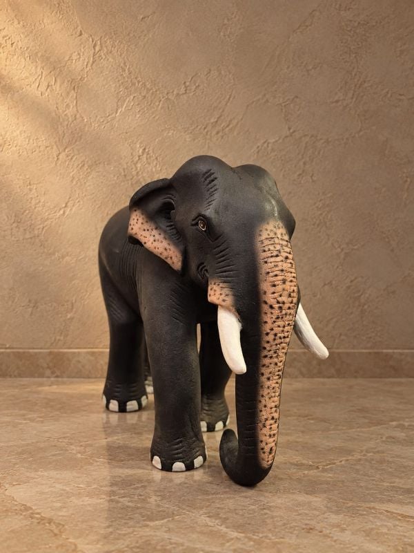 7 Inch Polymarble Elephant