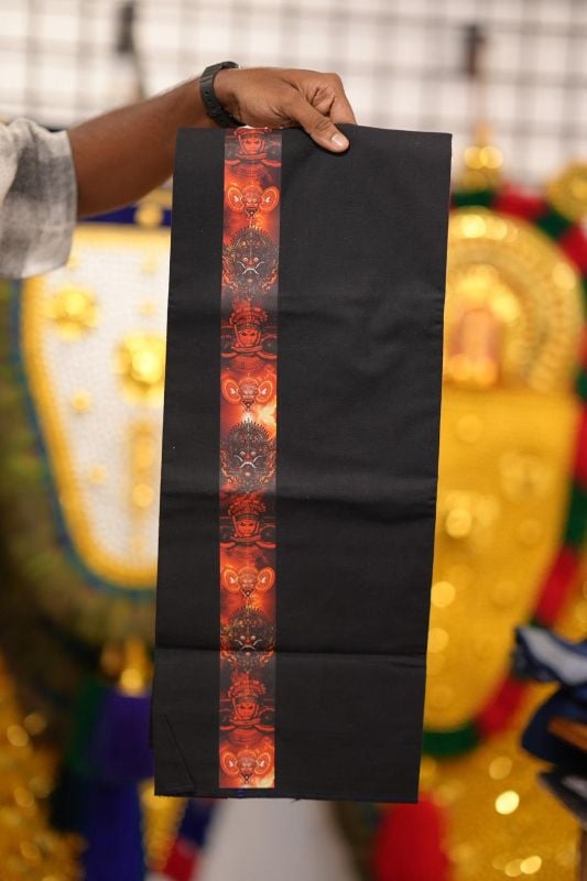 Black Theyyam Mundu