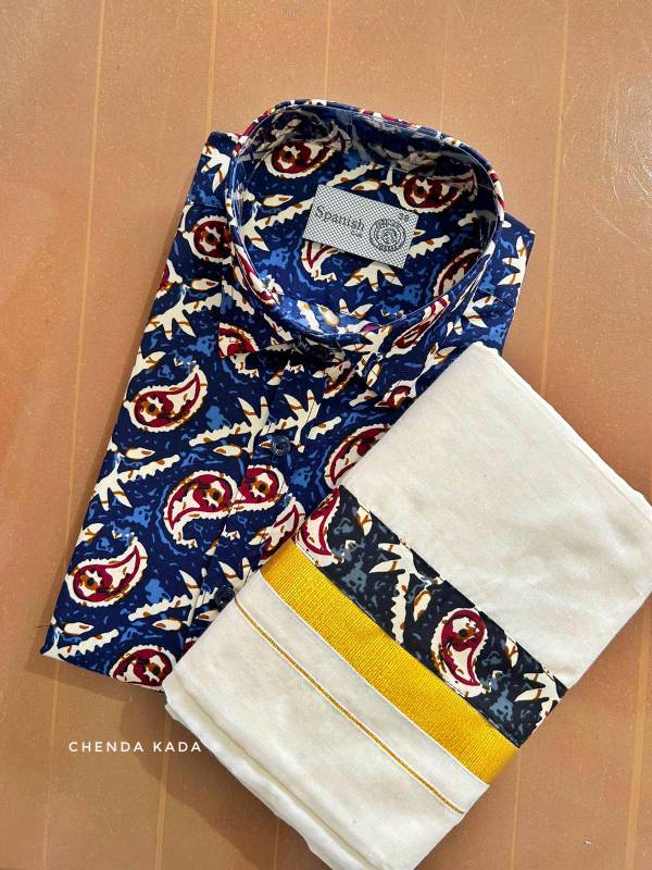 Onam combo Ajark printed model CK03 (32.C)