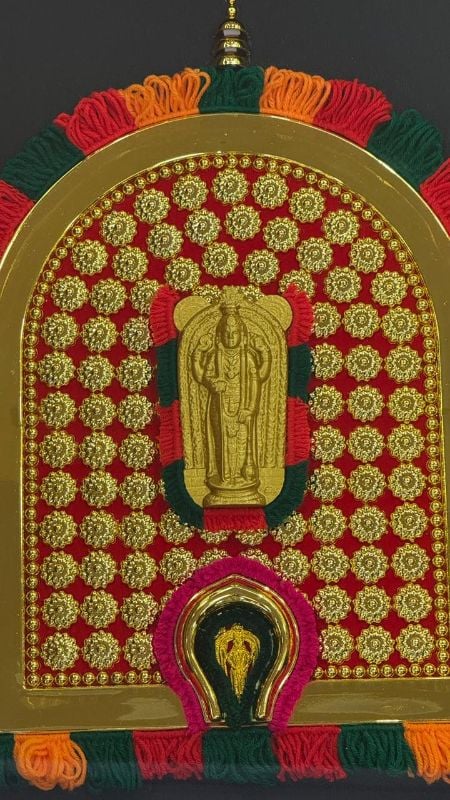 Guruvayoorappan kolam frame