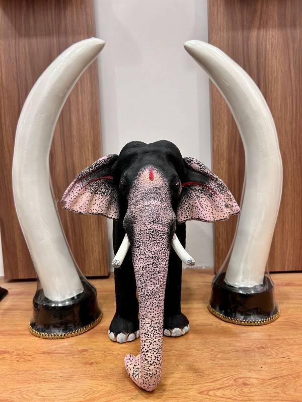 Elephant and Elephant tusk Combo