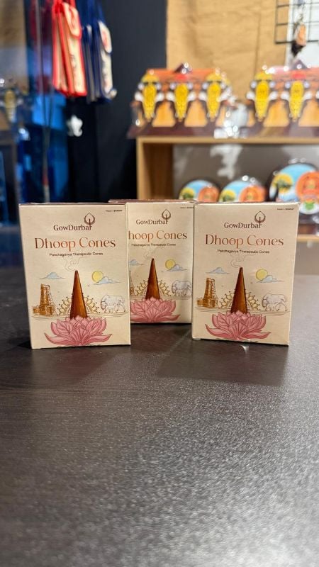 (6 pack) Sambrani Dhoop Cones for pooja