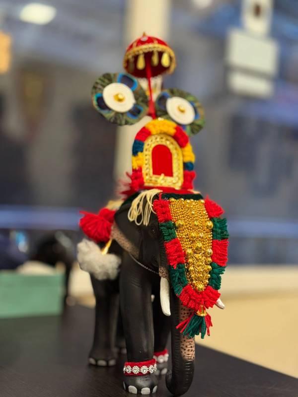Elephant with Chamayam