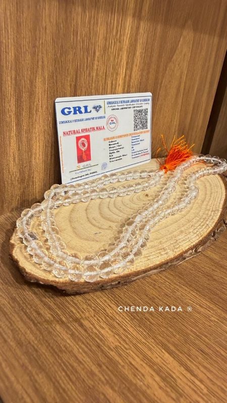 Spatika Handcut mala