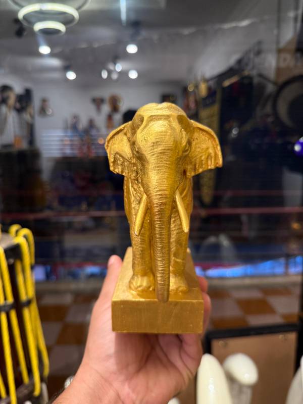 5 inch Golden model elephant miniature