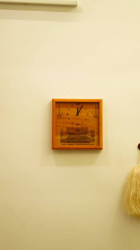 Guruvayur Temple wooden clock