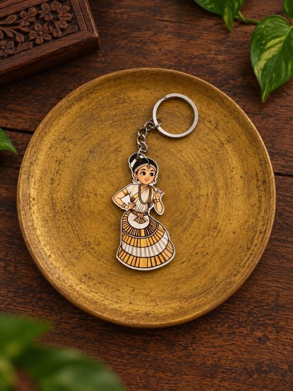 Mohiniyattam Dance keychain