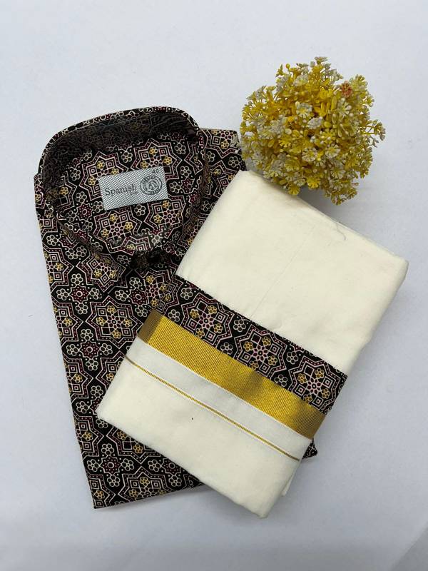 Onam combo Ajark printed model CK17 (22.D)
