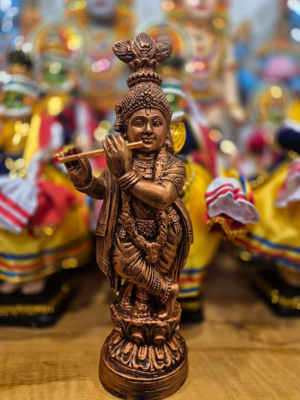 1 feet Cute copper krishna
