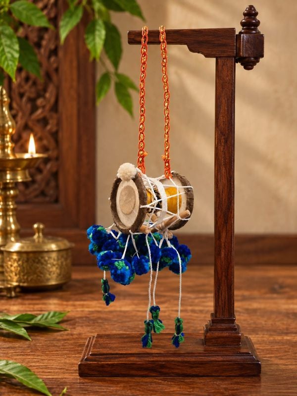 2 Inch Peacock Feather Idakka Miniature