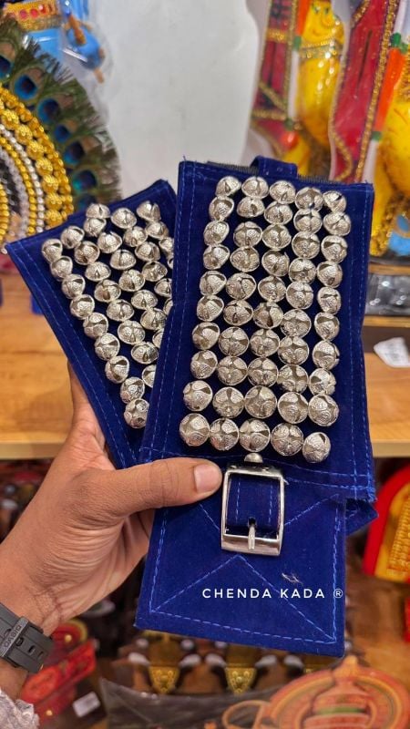 Blue Five Layer Silver Bells Chilanka