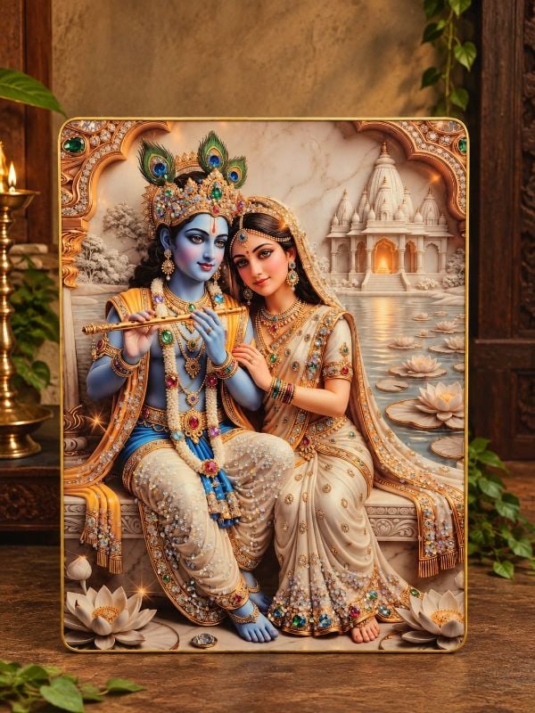 2 Feet Radhakrishna Frame model 1