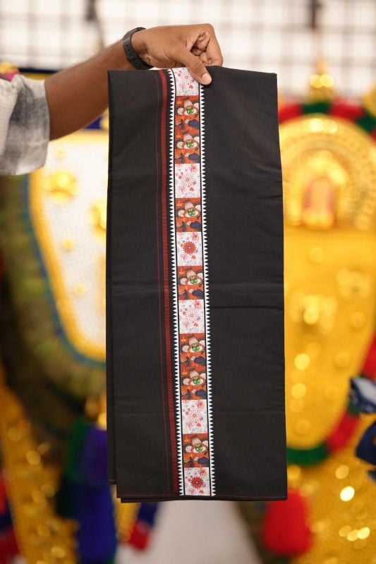 Black Kathakali Mundu Model 2