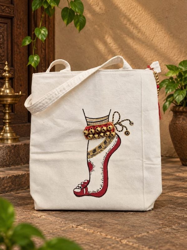 Original bells Dancers bag white