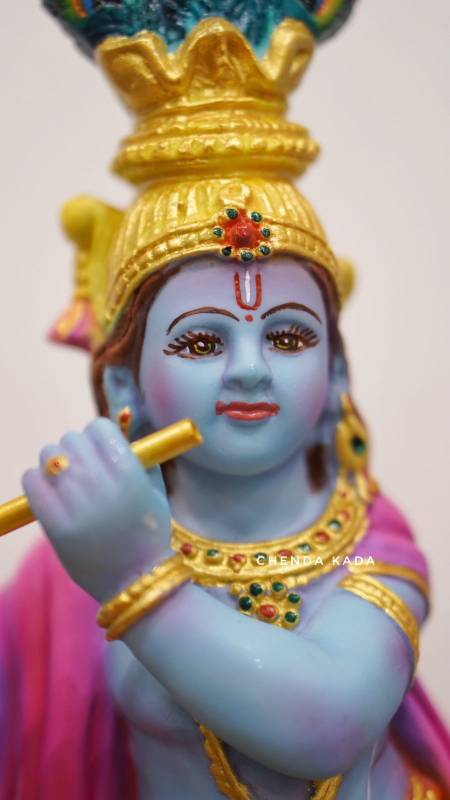 1.5 feet Cute blue krishna