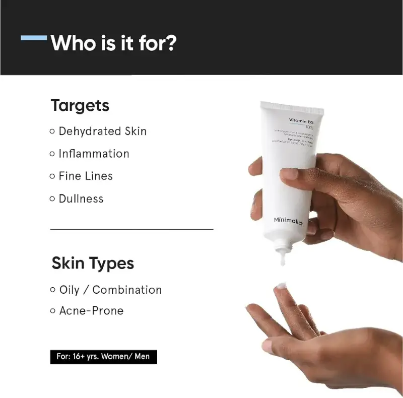 Minimalist 10% Vitamin B5 Gel Face Moisturizer
