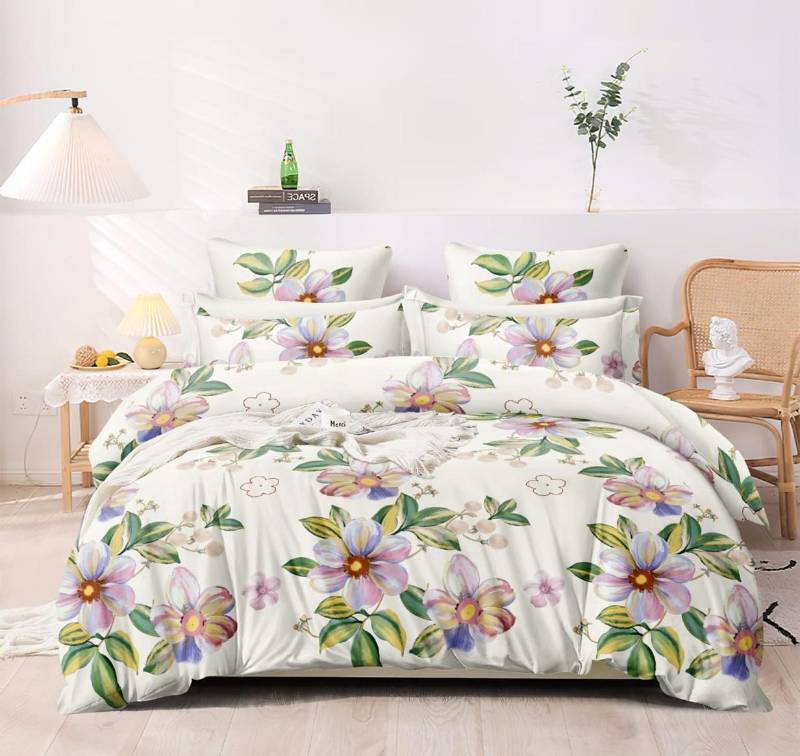 Floral Pattern in Light Cream Color