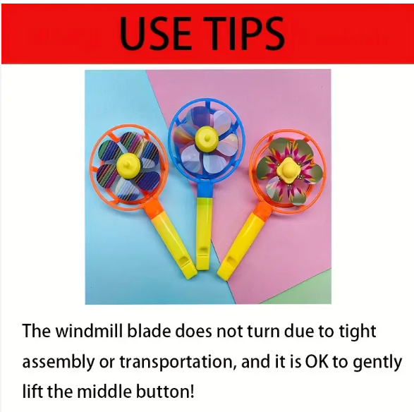 Assorted Whistle Windmills