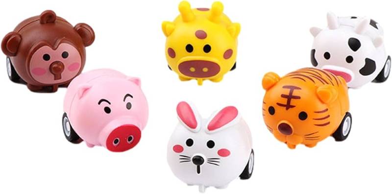 Mini Animal Pullback Cars
