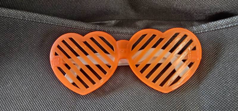 Shutter Sunglasses - Heart Shaped