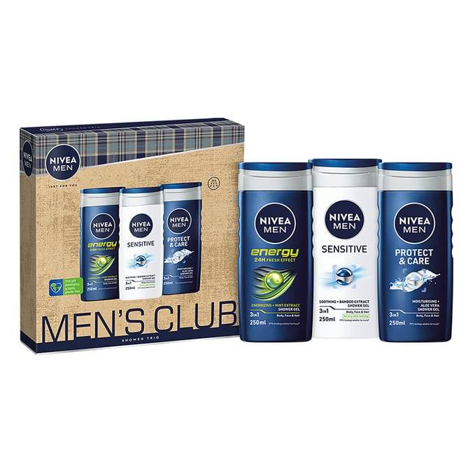 Nivea MEN Men's Club Shower Trio