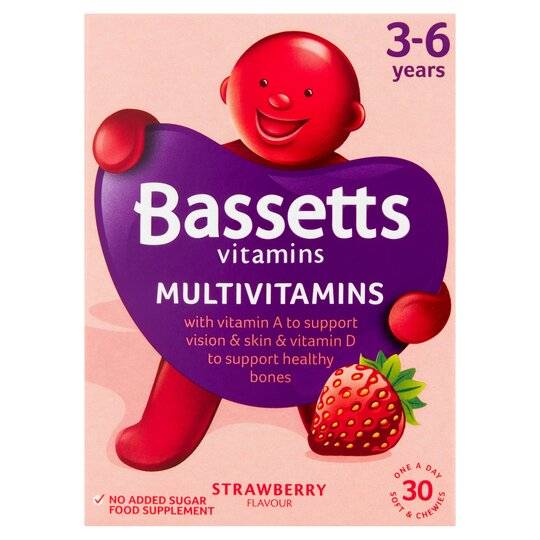 Basset's Multivitamins for  3-6 yr olds