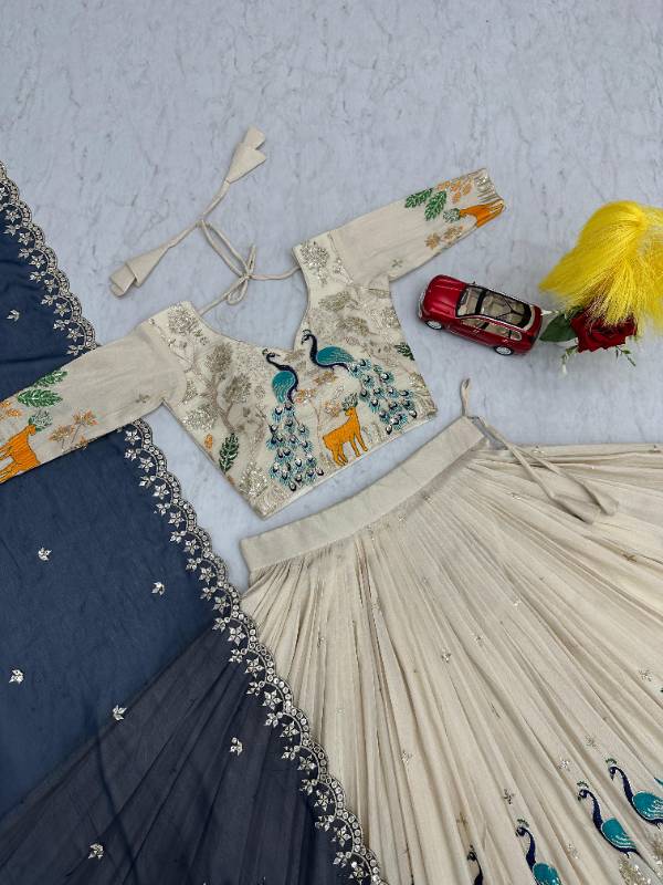 PC-480 | Premium Wedding Wear Tissue Silk Lehenga Choli Set with Heavy Dupatta