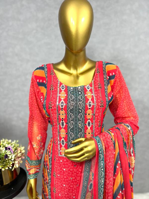 UPCOMING NEW EID COLLECTION 
 3-Piece Fancy Kurti Set with Pant and Beautiful Dupatta
