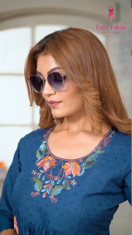 Pyour Boutti Work Nyra Cut Kurti With Plazzo