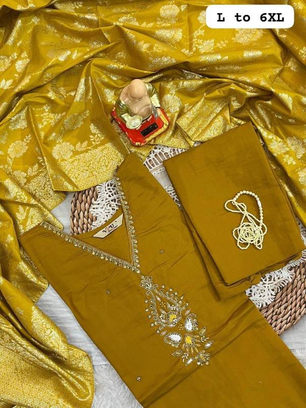 Graceful Hand-Worked Kurti Set with Banarasi Dupatta