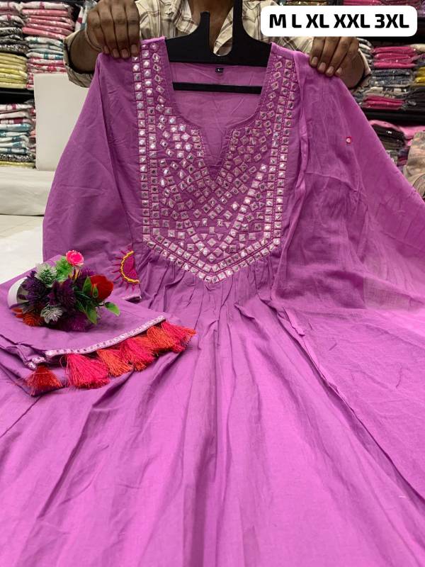 Festival Special Designer Anarkali Set - Showroom Collection (3PCS)
