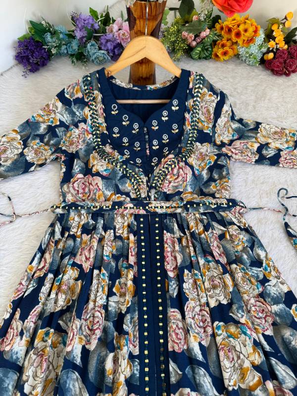 MBL Royale - Exquisite Hand Embroidered Party Wear Gown